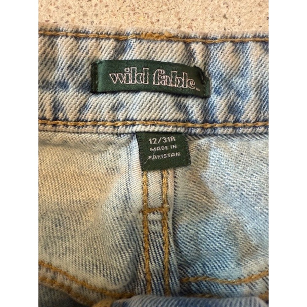 Wild‎ Fable Women's Size 12/31R Super High Rise Mom Denim Shorts